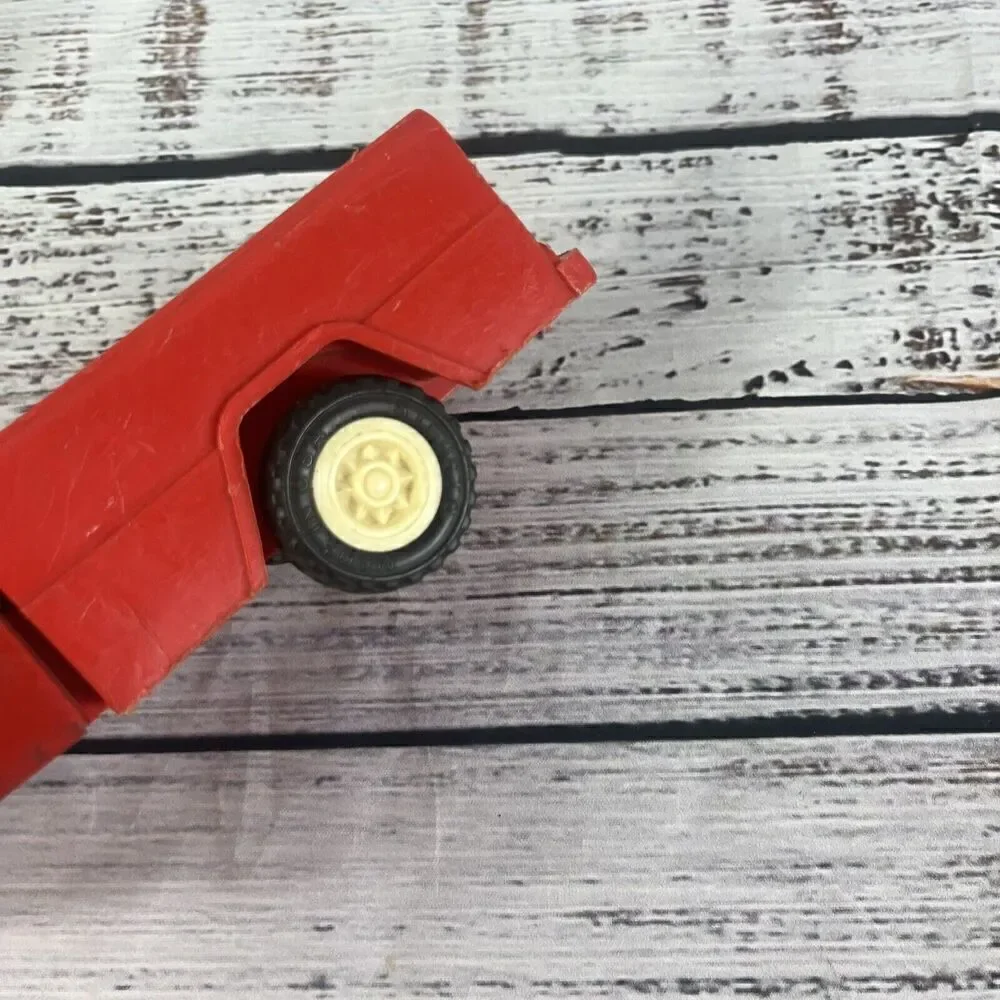 Vintage 1950'S 60’s Structo Red Pressed Steal Plastic Toy Pickup Truck